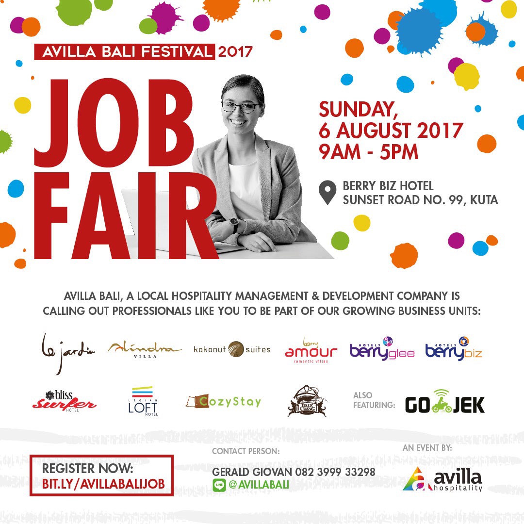 Info Job Fair Bali Agustus 2017