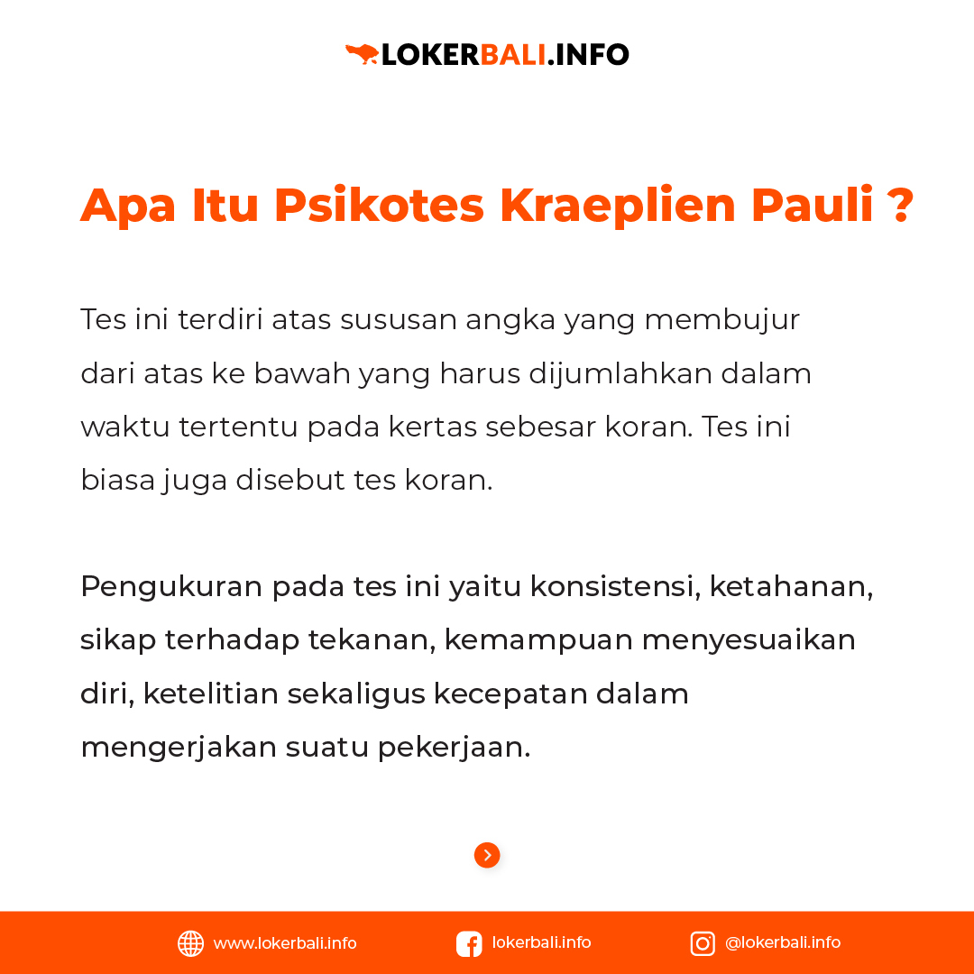 Kupas Tuntas Tentang Psikotes Kraeplien – Pauli Sekarang Juga