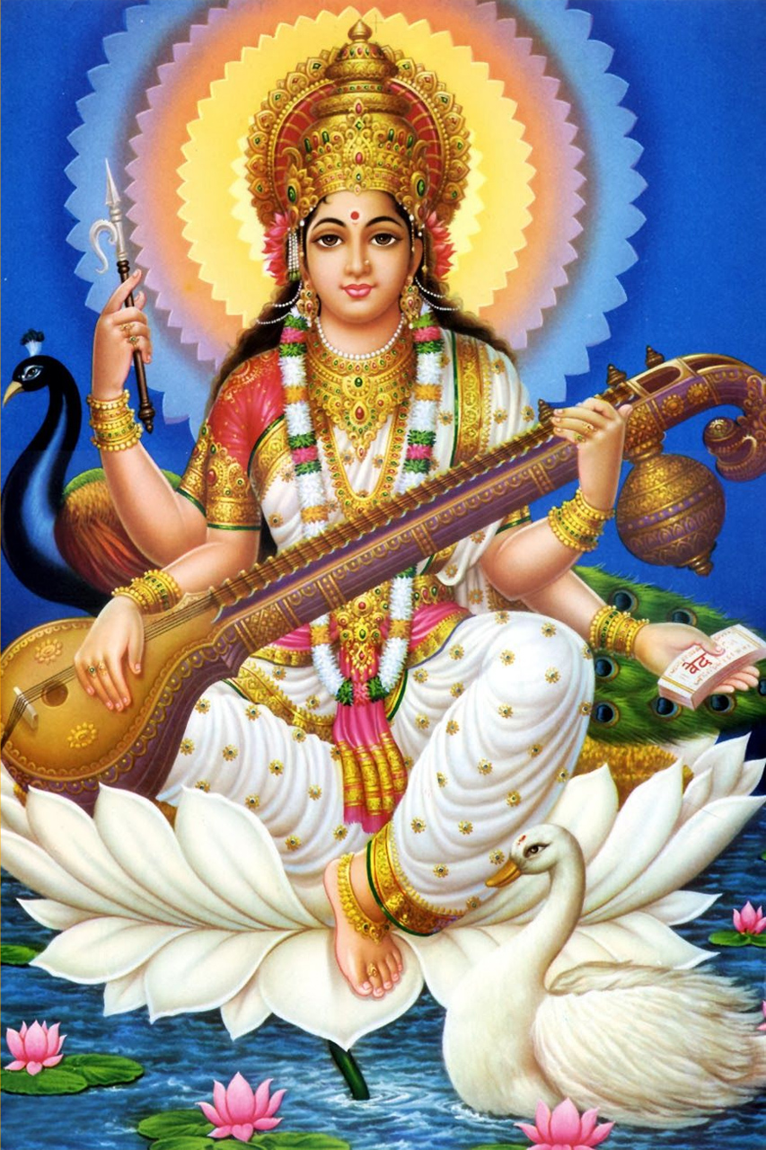 Gambar Dewi Saraswati