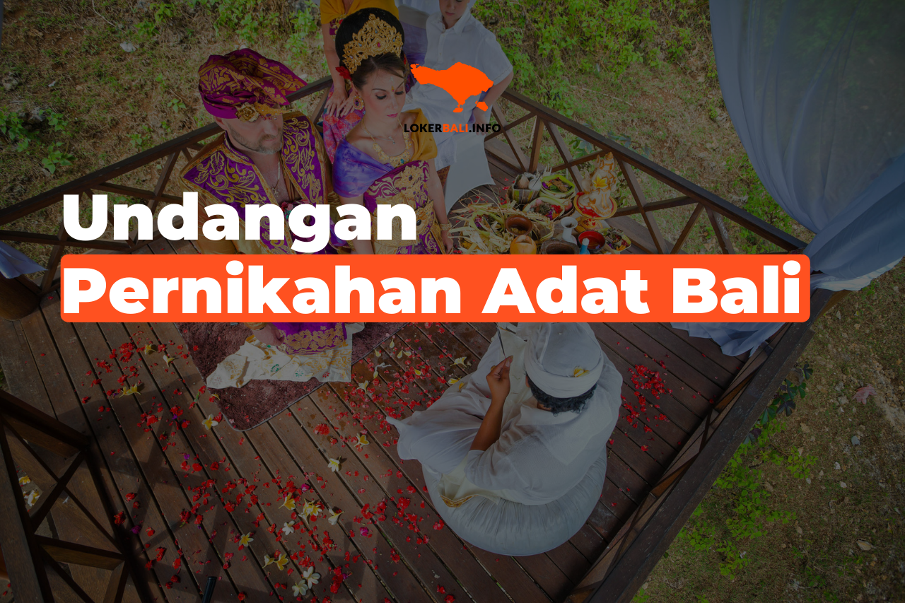 Undangan Pernikahan Adat Bali