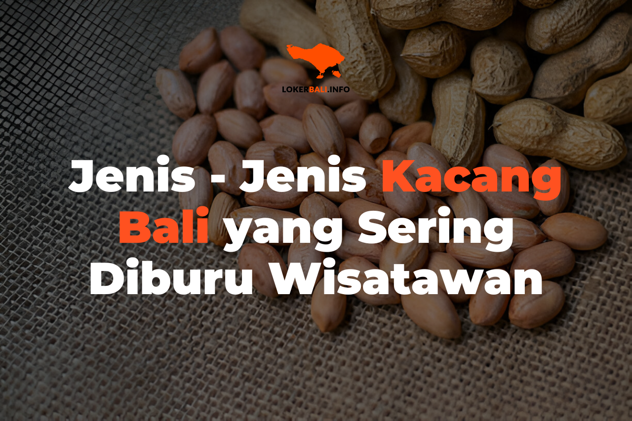 Jenis - Jenis Kacang Bali yang Sering Diburu Wisatawan